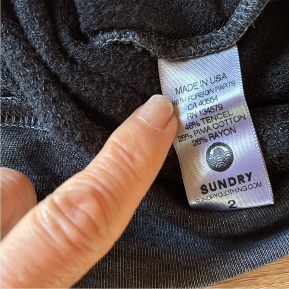 Sundry sold at Anthropologie cheers 🥂 sweater size 2 / Medium - Picture 5 of 9